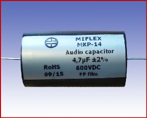 Kondensator audio MKP-14 4,7µF